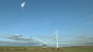 Drache von Enerkite und erreicht seine Flughöhe