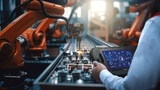 Mobile Controller, wie hier von TL Electronic, stellen intuitive Benutzerfreundlichkeit unter anderem durch anpassbare Joysticks, Kippschalter und Not-Ausschalter in den Vordergrund