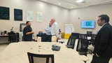 Im Büro von Fortec in Kairo in Knowledge Village