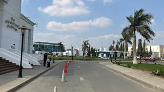 Blick ins Smart Village, das westlich von Kairo in der Nähe von Gizeh liegt.