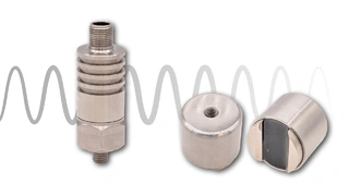 Kompakter Vibrationssensor von Ipf Electronic mit IO-Link