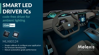 Codefreier LIN-LED-Treiber von Melexis
