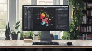 DGX Spark with Monitor von Nvidia