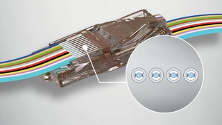 PANDA-Faser-Steckverbinder