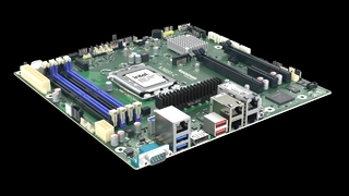 Das Industrie-Server-Motherboard K3881-C von Kontron im µATX-Formfaktor ist in Deutschland entwickelt und gefertigt.