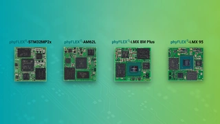 Die System-on-Modules der phyFLEX-Produktlinie von Phytec stehen für flexible Austauschbarkeit.